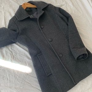 Gray wool jacket